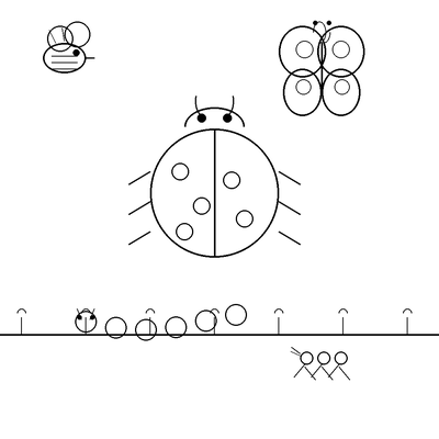 Bug Hunt coloring page preview